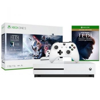 Xbox One S Branco Bundle - Star Wars Jedi Fallen Order