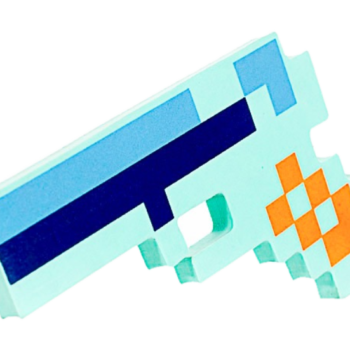 Pistola Minecraft Diamante