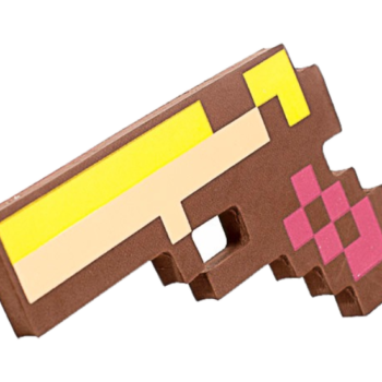 Pistola Minecraft Ouro