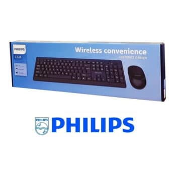 Teclado e mouse sem fio - Philips C324