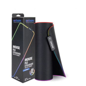 Mousepad Gamer Exbom MP-Led3080 Extra Grande